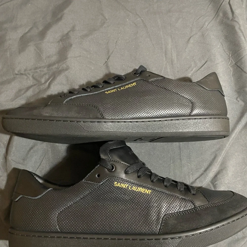Saint Laurent SL-10 Lows Black Size 12 - Picture 2 of 5